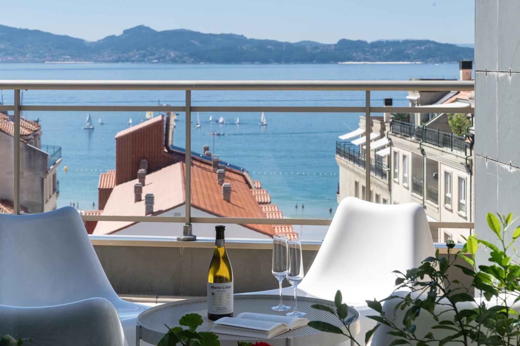 Atico De Lux Sanxenxo Apartment Exterior foto